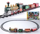 12-pc Unbranded Battery Operated Lighted Animated Christmas Treew Express Train Set With