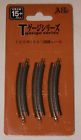 R-004 120mm Degrees Curved -scale Set 3 Tracks T-gauge 30 -