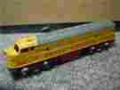 1402a Lone Star Union Pacific Diecast Toy Train Diesel Engine 4 Yellow England