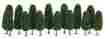 1413 Model Power Assorted Trees Drk Gr 14 037135014138