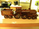 15x4x5.missing Unknown Wood Train B O R Engine And Coal Car Parts