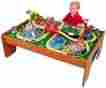 17836 Kidkraft Toy Wooden Train Table Railroad 100 Pc Play Kid Toddler Ride Around 875861082492