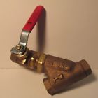 200bv-80mxf United Brass Works Live Steam Npt Ball Valve With Strainer