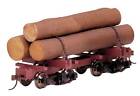27391 Bachmann Spectrum On30 Skeleton Log Car 3 Set New S14