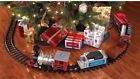 35-pc Blue Hat North Pole Junction Christmas Train Set By