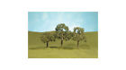 Bac32107 " 4 Bachmann Trees Scenescapes Walnut 2-2.25