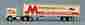 4009602 Con-cor Ho Monogram Plastics Semi Tractor With Van Trailer