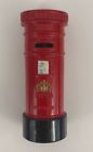 8683 Hppb Train Mailbox Old New Hand Steam Engine Red Painted