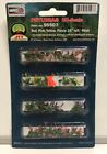 95507 Mrc Jtt Scenery Ho Scale Red Pink Yellow Purple Petunias