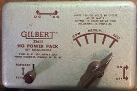 32655 Ac Gilbert Ho Train Power Pack Dc 50 Watt Transformer Controller