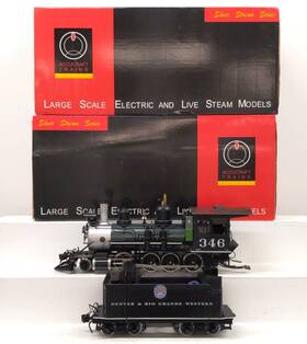 Al88-134 Accucraft 1 20.3 Denver And Rio Grande Western C-19 2-8-0 Steam Loco #346