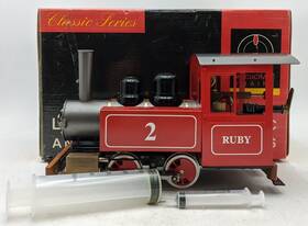 77-012 Accucraft Trains G Scale Ruby Deluxe 0-4-0 Steam Engine-live #2 Ex