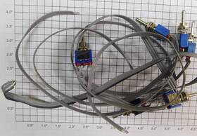 1000x-5 Acme Miniature Spdt Toggle Switches With Wires Pack Of 6