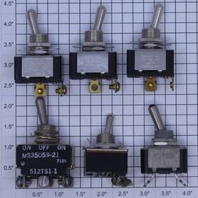 121558 Acme Various Toggle Switch Assortment Bag Of 6