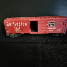 62984 Ahm Scale 40 Inch Burlington Route Freight Train Box Car