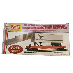 Dw12657 Ahm/rivarossi Ho Guage Train Operating Pipe Loader Building Structure Snap Eaze With Box