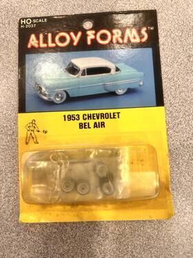 H-2037 Alloy Forms 1953 Chevrolet Bel Air Kit Vintage Ho Scale Factory Sealed