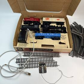 20072 American Flyer Vintage Gilbert S Gauge Electric Train Set In Original Box