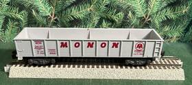 24127 American Flyer Inch The Monon Line Gondola Operating Knuckle Couplers Ex