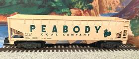 24230 American Flyer Peabody Coal Co. 3-bay Hopper...knuckle Trucks .. Pb1
