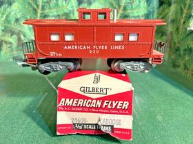24608 American Flyer 930 Rivet Inch Lines W Riveted Light Socket.....ex /ob
