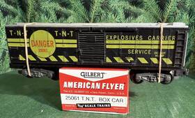 25061 American Flyer Kleerpak T.n.t. Car Exploding Box .. Button Ex/rb