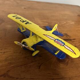 321500 American Flyer Rare Exclusive Die-cast Biplane Display Only