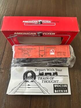 6-48317 American Flyer Rath Packing Refrigerator Car