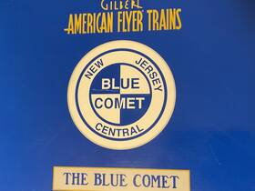 6-49617 American Flyer Blue Comet New Jersey Central S Gauge Train Set