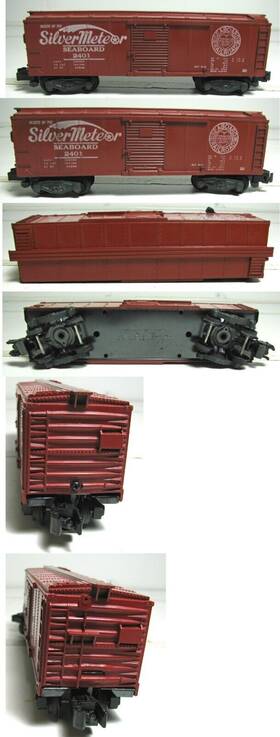 Af-24109 American Flyer 17157ex 24019 Seaboard Silver Metor Boxcar Type I 1958 Factory Error Rare