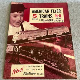 D-2267 American Flyer D2267 Vtg 1961-62 Catalog S Gauge Ho Scale 24 Pages Great Cond
