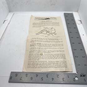 89-1007x American Flyer M3158 Original #m3158 Transformer Instructions # 1 1/2 45 Watt