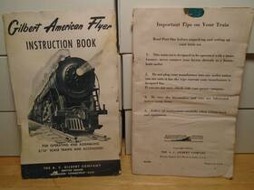 M3290 American Flyer Original #m3290 1954 72 Page Instruction Book In Good Condition