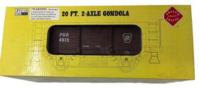 4512 Aristo Craft 022081400012 Aristo-craft 1/29 G Scale #1 Gauge Prr - 20 Foot 2 Axle Gondola Used