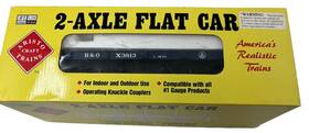 X3813 Aristo Craft 022081402054 Aristo-craft 1/29 G Scale #1 Gauge B&o 2 Axle Flat Car - Used