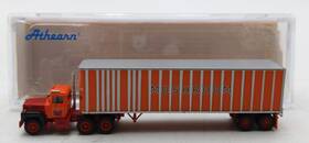 12189 Athearn N Mushroom Mack R With 40ft X Post Trailer Ex/box