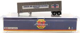 201011 Athearn 15137 N Bangor And Aroostook Railroad 40ft Exterior Post Trailer #201011