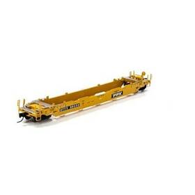 56607 Athearn 23163 N Scale 23161 Ttx 48ft Husky Stack Well Car Rd#