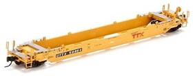 56864 Athearn 23166 N Scale Ttx 48ft Husky Stack Well Car Rd#