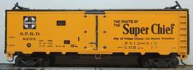 8293 Athearn 247/1605 Vintage Santa Fe Super Chief 40ft Steel Reefer Rtr Mw Kds Car #