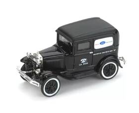 26396 Athearn Ho 1/87 #26396 Model A Sedan Ford Parts Delivery Black Blkwhls No Box
