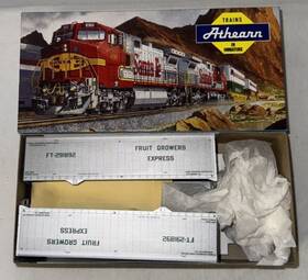 5152 Athearn Blue Box Piggyback Trailer 2 Fruit Growers Express Kit Ho Scale