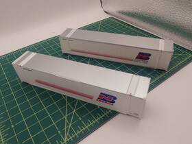 5708 Athearn 5707 Ho 48 Ft Container Burlington Northern Bn America 2-pack