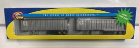 70935 Athearn Ho Scale Erie Lackawanna 40ft Fruehauf Exterior-post Z-van 2-pack #70935