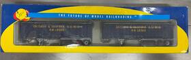 70968 Athearn Ho 40ft Exterior Post Z-van Trailers 2 Chicago And Eastern Illinois
