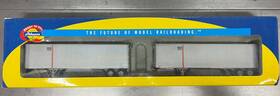 73264 Athearn Ho 40ft Beaded Z-van Trailers 2 Boston And Maine B&m