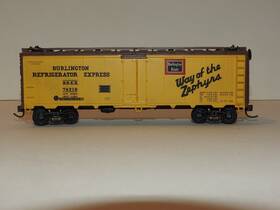 74216 Athearn #74216 Ho Scale Burlington Refrigerator Reefer