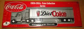 7530 Athearn Ho Scale Kenworth W 45ft Trailer Coca Cola Diet Coke