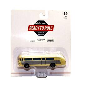 Ath29039 Athearn Rtr Rv Conversion Intercity Bus Ho 1 87 Yellowish-&silver Built
