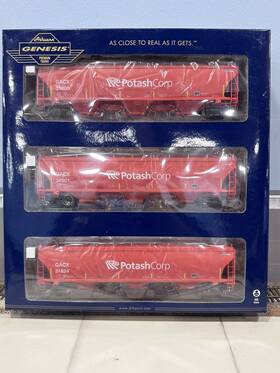 Athg89951 Athearn Athg89950 Genesis Gacx Trinity Covered Hopper Potash Corp Ho Scale